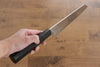 Jikko Fujisan Honyaki White Steel No.3 Kasumitogi Kiritsuke Gyuto 240mm Ebony Wood Handle - Japanny - Best Japanese Knife