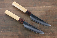  Sakai Takayuki VG10 33 Layer Damascus Steak Japanese Knife 120mm with Keyaki Handle(Japanese Elm)  Two set - Japanny - Best Japanese Knife