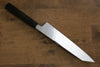 Jikko Fujisan Honyaki White Steel No.3 Kasumitogi Kiritsuke Gyuto 210mm Ebony Wood Handle - Japanny - Best Japanese Knife