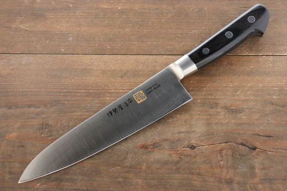 Iseya Molybdenum Gyuto Japanese Knife 180mm Black Pakka wood Handle - Japanny - Best Japanese Knife