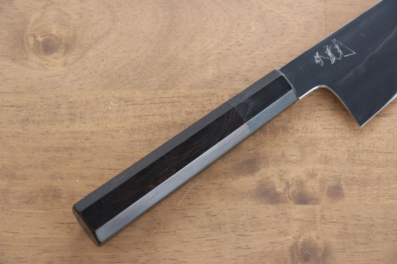 Jikko Fujisan Honyaki White Steel No.3 Gyuto 210mm Ebony Wood Handle Kasumi - Japanny - Best Japanese Knife