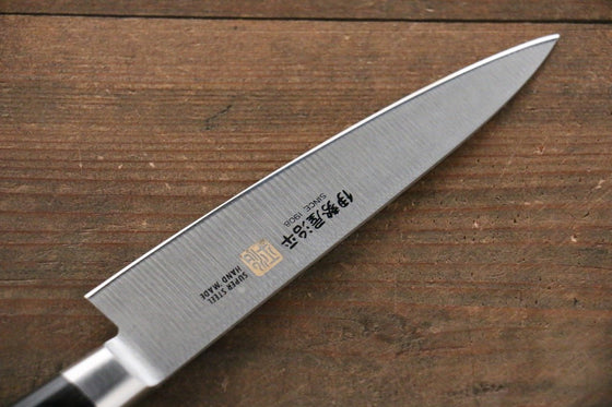 Iseya Molybdenum Petty-Utility 120mm Black Pakka wood Handle - Japanny - Best Japanese Knife