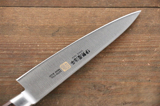 Iseya Molybdenum Petty-Utility 120mm Mahogany Pakka wood Handle - Japanny - Best Japanese Knife