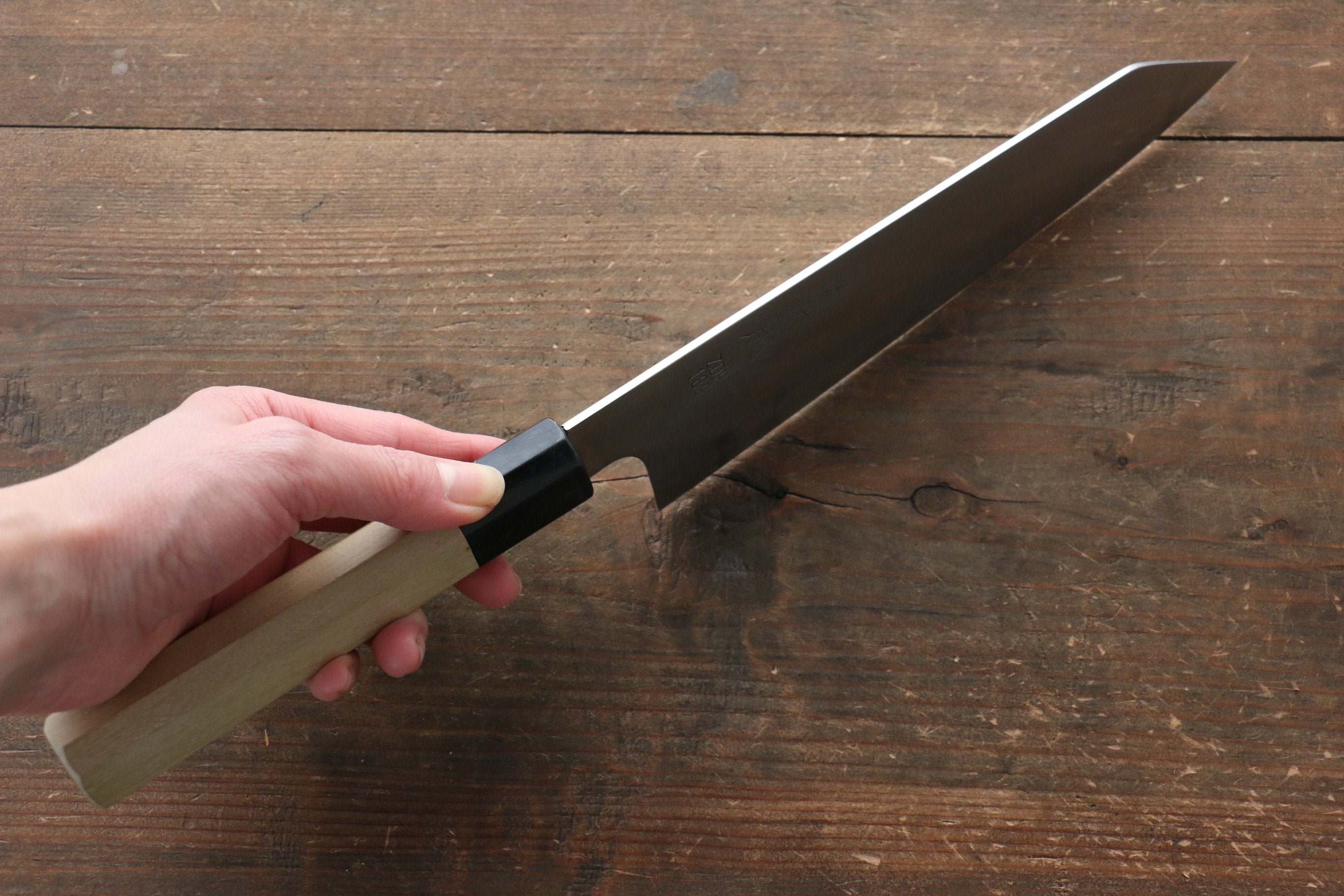 Sukenari ZDP189 3 Layer Kiritsuke Gyuto Japanese Knife 210mm Magnolia Handle - Japanny - Best Japanese Knife