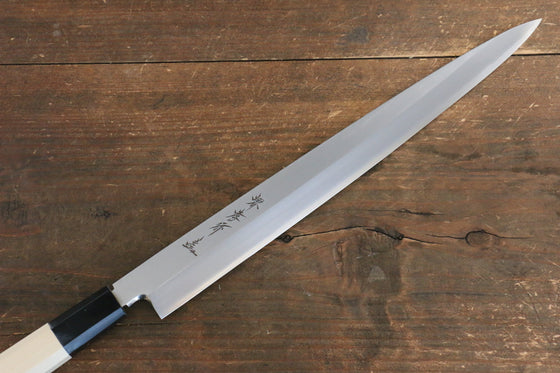 Sakai Takayuki Chef Series Silver Steel No.3 Fuguhiki 270mm Magnolia Handle - Japanny - Best Japanese Knife