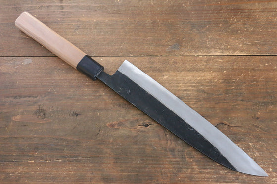 Sakai Takayuki Blue Steel No.2 Kurouchi Gyuto 240mm Walnut Handle - Japanny - Best Japanese Knife