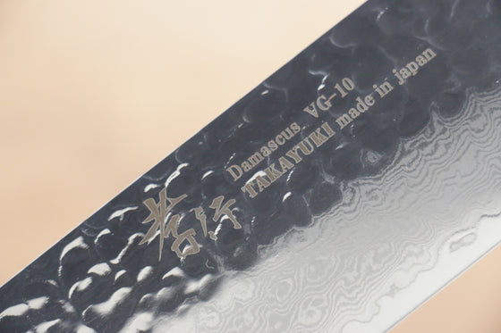 Sakai Takayuki VG10 33 Layer Damascus Nakiri 160mm(Blade only) - Japanny - Best Japanese Knife