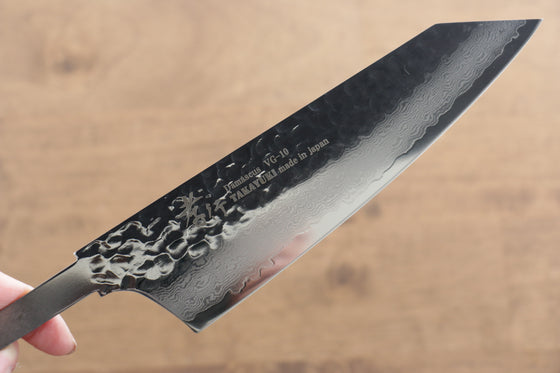 Sakai Takayuki VG10 33 Layer Damascus Kengata Santoku 160mm(Blade only) - Japanny - Best Japanese Knife