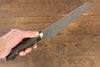 Yoshimi Kato R2/SG2 Damascus Bunka  200mm Black Persimmon Handle - Japanny - Best Japanese Knife
