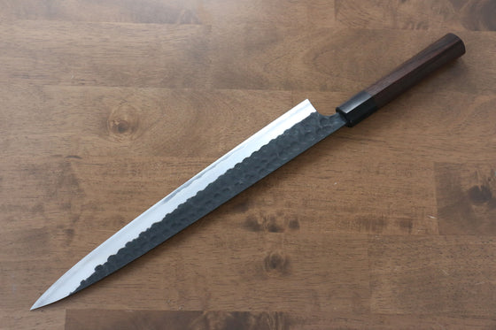 Katsushige Anryu Blue Super Sujihiki 300mm Shitan Handle - Japanny - Best Japanese Knife