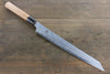 Sakai Takayuki Homura Hien Blue Steel No.2 Kengata Yanagiba 300mm Yew Tree Handle - Japanny - Best Japanese Knife