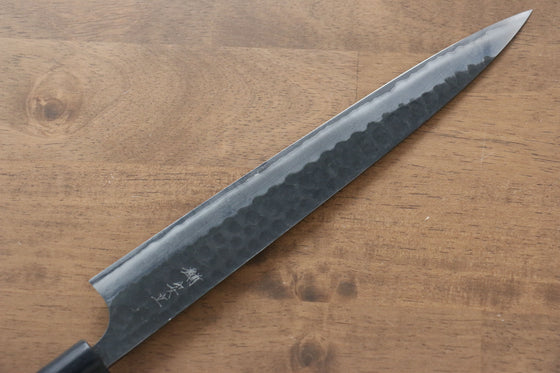 Katsushige Anryu Blue Super Sujihiki Japanese Knife 270mm Shitan Handle - Japanny - Best Japanese Knife