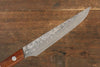Takeshi Saji R2/SG2 Black Damascus Steak 125mm Ironwood Handle - Japanny - Best Japanese Knife