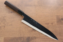  Jikko Honyaki White Steel No.3 Mirrored Finish Gyuto  240mm Ebony Wood Handle - Japanny - Best Japanese Knife