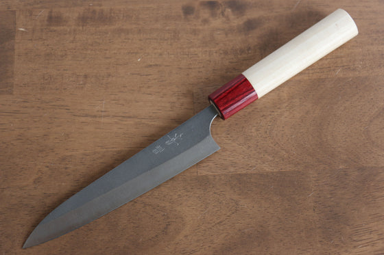 Masakage Yuki White Steel No.2 Nashiji Petty-Utility  120mm Magnolia Handle - Japanny - Best Japanese Knife