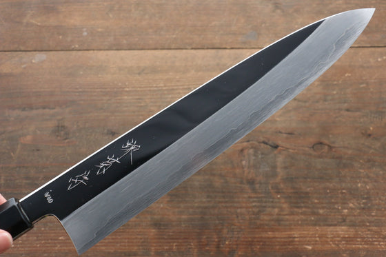 Sakai Kikumori VG10 Mirrored Finish Gyuto 270mm Ebony Wood Handle - Japanny - Best Japanese Knife
