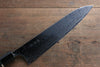 Takeshi Saji R2/SG2 Mirrored Finish Damascus Gyuto Japanese Knife 240mm Ebony with Ring Handle - Japanny - Best Japanese Knife