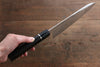 Takeshi Saji R2/SG2 Mirrored Finish Damascus Gyuto Japanese Knife 240mm Ebony with Ring Handle - Japanny - Best Japanese Knife