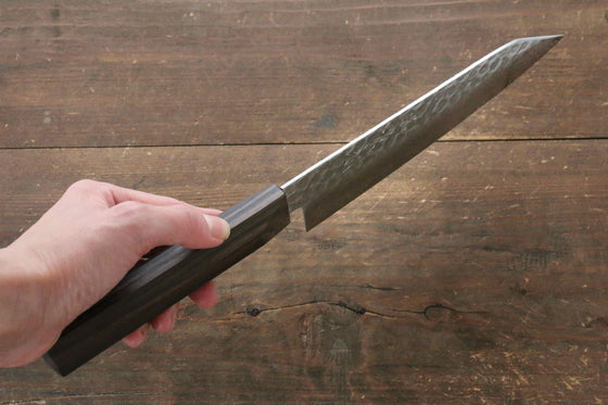 Jikko VG10 17 Layer Santoku 170mm Ebony Wood Handle - Japanny - Best Japanese Knife