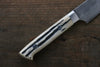 Takeshi Saji VG10 Black Damascus Petty-Utility 135mm Cow Bone Handle - Japanny - Best Japanese Knife