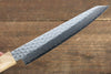 Jikko VG10 17 Layer Kiritsuke Petty-Utility  140mm Oak Handle - Japanny - Best Japanese Knife