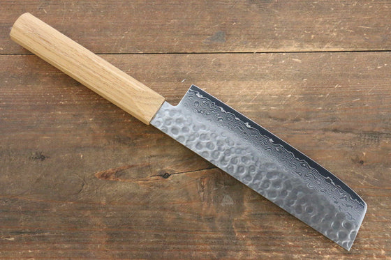 Jikko VG10 17 Layer Usuba 160mm Oak Handle - Japanny - Best Japanese Knife