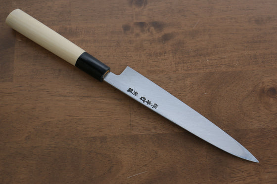 Sakai Takayuki Tokujyo White Steel No.2 Petty-Utility  180mm Magnolia Handle - Japanny - Best Japanese Knife