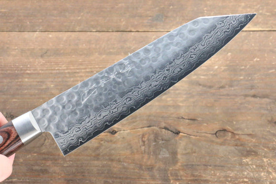 Jikko VG10 17 Layer Kiritsuke Santoku 170mm Mahogany Handle - Japanny - Best Japanese Knife