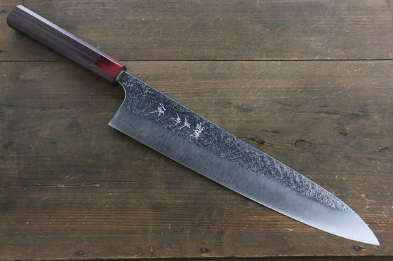 Yu Kurosaki Shizuku R2/SG2 Hammered Gyuto  300mm - Japanny - Best Japanese Knife