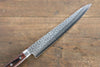 Jikko VG10 17 Layer Sujihiki 240mm Mahogany Handle - Japanny - Best Japanese Knife