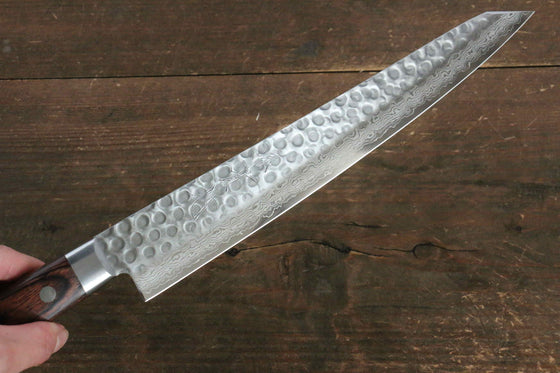 Jikko VG10 17 Layer Kiritsuke Sujihiki 230mm Mahogany Handle - Japanny - Best Japanese Knife