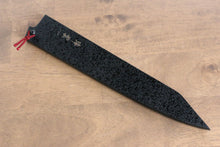  ZUIUN Kuroshime Magnolia Sheath for 240mm Kiritsuke Sujihiki with Plywood pin - Japanny - Best Japanese Knife