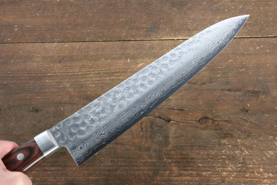 Jikko VG10 17 Layer Gyuto 240mm Mahogany Handle - Japanny - Best Japanese Knife