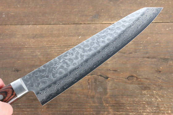 Jikko VG10 17 Layer Kiritsuke Gyuto 230mm Mahogany Handle - Japanny - Best Japanese Knife