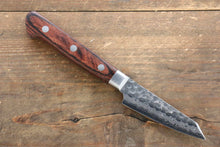  Jikko VG10 17 Layer Paring Japanese Knife 70mm Mahogany Handle - Japanny - Best Japanese Knife