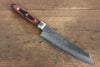 Jikko VG10 17 Layer Kiritsuke Gyuto  170mm Mahogany Handle - Japanny - Best Japanese Knife