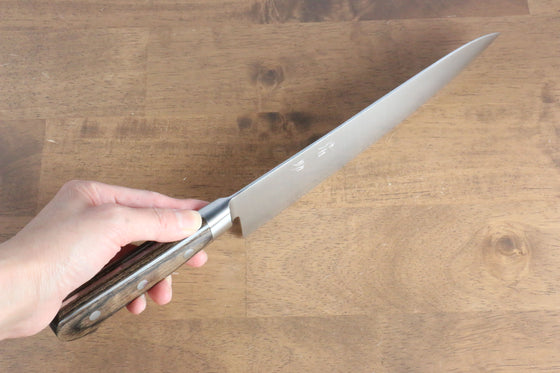 Seisuke R2/SG2 Gyuto  210mm Brown Pakka wood Handle - Japanny - Best Japanese Knife