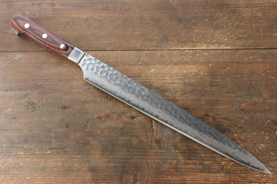 Jikko VG10 17 Layer Yanagiba  300mm Mahogany Handle - Japanny - Best Japanese Knife