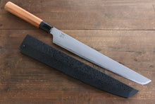  Sakai Takayuki Homura Genbu Blue Steel No.2 Sakimaru Yanagiba 300mm Yew Tree Handle with Sheath - Japanny - Best Japanese Knife