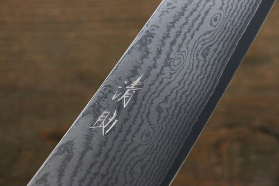 Seisuke VG10 63 Layer Damascus Gyuto Japanese Knife 210mm Shitan Handle - Japanny - Best Japanese Knife