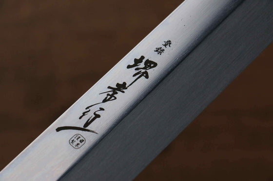 Sakai Takayuki Ginryu Honyaki Swedish Steel Mirrored Finish Yanagiba 300mm Wenge with Double Water Buffalo Ring Handle with Sheath - Japanny - Best Japanese Knife