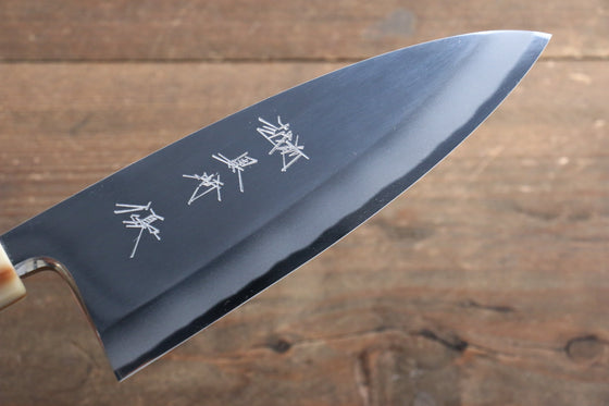 Yu Kurosaki Blue Steel No.2 Mirrored Finish Deba  150mm Magnolia Handle - Japanny - Best Japanese Knife