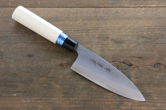 Sakai Takayuki INOX Molybdenum Ajikiri 120mm Magnolia Handle - Japanny - Best Japanese Knife