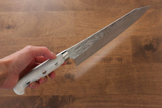 Yu Kurosaki Juhyo SPG2 Hammered Gyuto Japanese Knife 240mm Acrylic Handle - Japanny - Best Japanese Knife