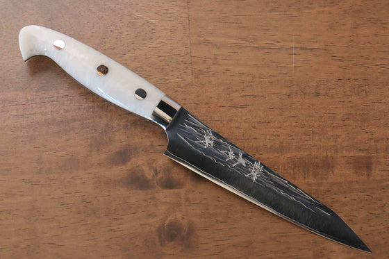 Yu Kurosaki Juhyo SPG2 Hammered Petty-Utility  130mm Acrylic Handle - Japanny - Best Japanese Knife