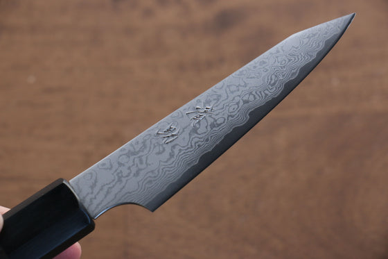 Seisuke VG10 33 Layer Damascus Kiritsuke Petty-Utility 105mm Gray Pakka wood Handle - Japanny - Best Japanese Knife