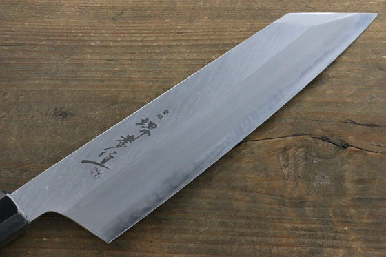 Sakai Takayuki Homura Blue Steel No.2 Kengata Gyuto 225mm Ebony Wood Handle - Japanny - Best Japanese Knife