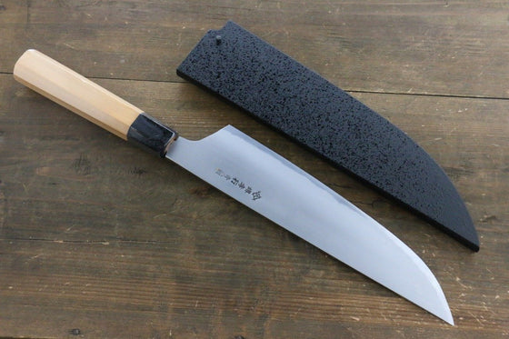 Sakai Takayuki Homura Kogetsu Blue Steel No.2 Gyuto 240mm Yew Tree Handle - Japanny - Best Japanese Knife