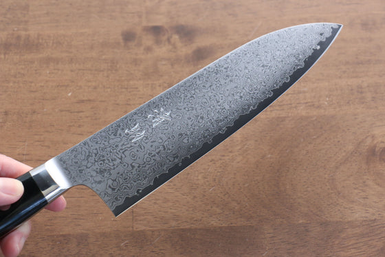 Seisuke VG10 33 Layer Damascus Santoku 170mm Micarta Handle - Japanny - Best Japanese Knife