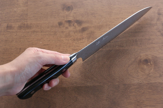Seisuke VG10 33 Layer Damascus Santoku 170mm Micarta Handle - Japanny - Best Japanese Knife